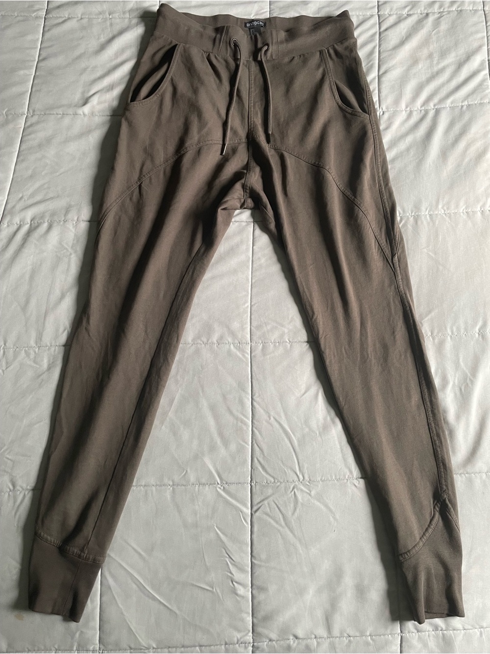 Divided Men's Olive Green Drawstring Joggers